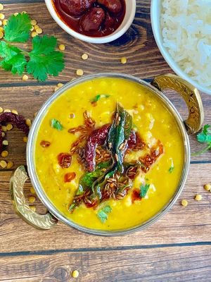 Dal Tadka - Vegetarian curry goes best with Naan or rice at Delhi Darbar Kitchen Singapore in East Singapore