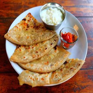 Paratha-Ideal breakfast at Delhi Darbar Kitchen Singapore in East Singapore