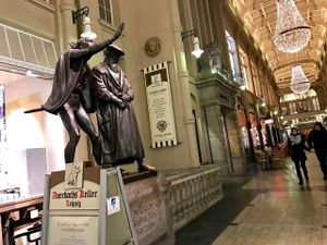 entrance area in shopping mall / hall at Auerbachs Keller in Leipzig