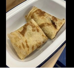 Moroccan Flat Bread with Vegan Chocolate Cream at Beldi in Mallorca