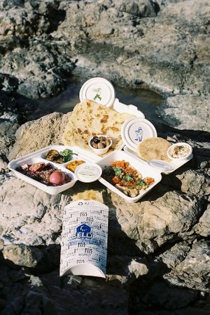 Mezze Beldi take away at Beldi in Mallorca