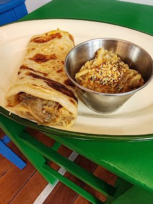 Moroccan Wrap with Baba Zalook at Beldi in Mallorca