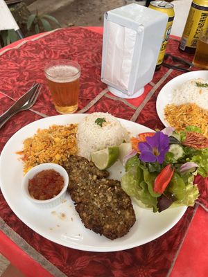 Filé de peixe vegano (com palmito e alga)  at Quiosque Tonga da Mironga in Paraty