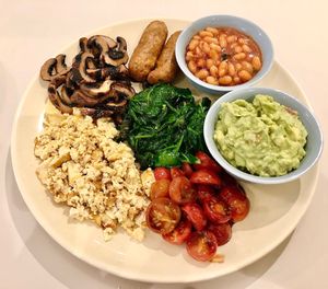 Vegan breakfast  at Flow  in Dubai