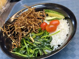 Ginger fishless rice 姜丝鱼饭  at Another Wan 再来一碗 in Central Singapore