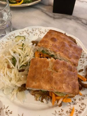 Banh mi made vegan & with gluten free bread at Keïli in Paris