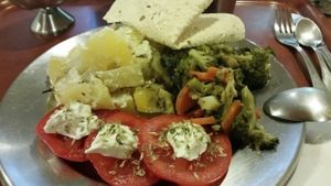 Vegetarian version, there was a vegan option too at O Oriente no Porto in Porto