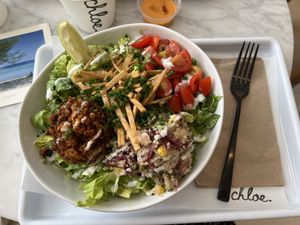 Quinoa Taco Salad Bowl  at chloe in New York City