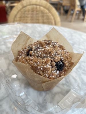 Blueberry 🫐 muffin  at chloe in New York City