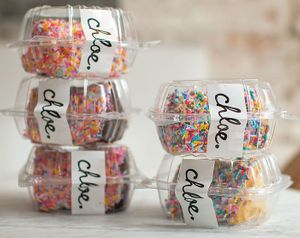 Chocolate Sprinkle Cake at chloe in New York City