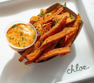 Sweet Potato Fries at chloe in New York City