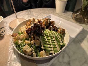 Caesar salad with tempeh  at chloe in New York City