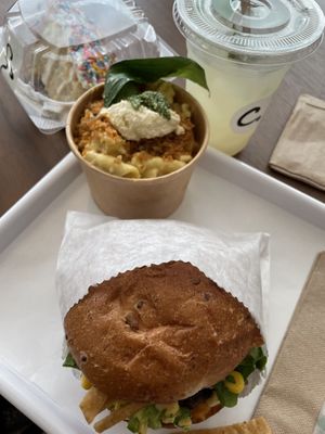 Amazing veggie burgers, mac n cheese and desserts    at chloe in New York City