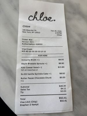   at chloe in New York City