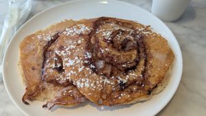 Voila -- the cinnamon pancake at chloe in New York City