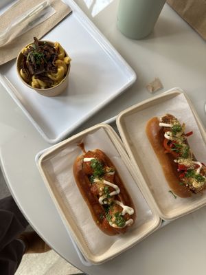 Meatball parm and Mac n cheesee  at chloe in New York City