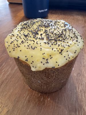 Orange poppyseed muffin  at chloe in New York City