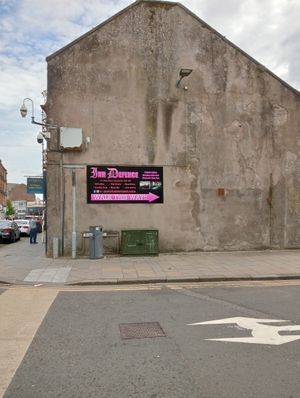 Riverside Lane Entrance   at Inn Defence in Dumbarton