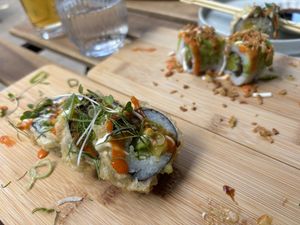 Tempura roll  at Ima in London