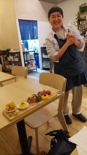 The days special with our lovely and knowledgeable host  at Ima in London