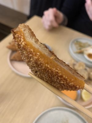 Toast close up  at Ima in London