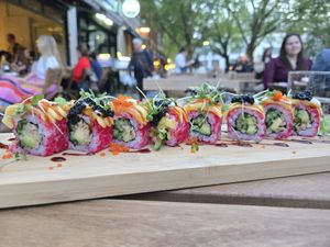 Mango-kissed 'tuna' at Ima in London