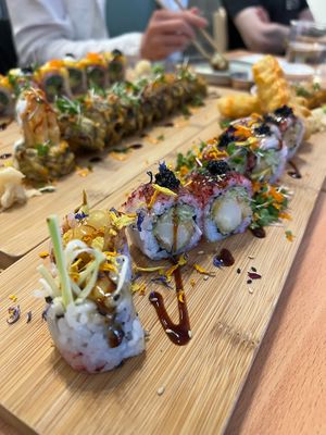 Miso black cod roll at Ima in London