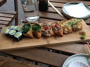 Mixed Sharing plate.   at Ima in London