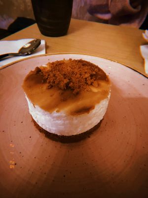 Vegan cheesecake   at Ima in London
