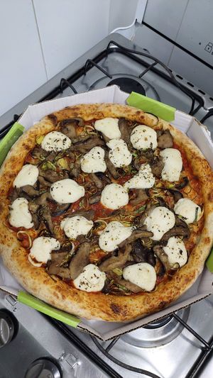 Shitake com requeijão at Forneria Original in Sao Paulo