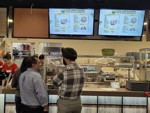 Stall front at Cow and Farmer - Changi in East Singapore