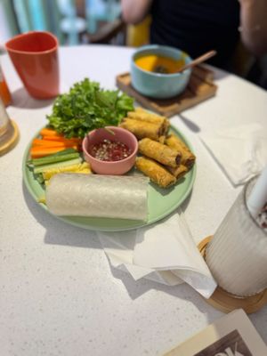 Spring rolls at iVegan Supershop Nha Trang - Healthy Plant Based Cafe in Nha Trang