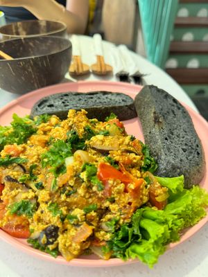 Scrambled at iVegan Supershop Nha Trang - Healthy Plant Based Cafe in Nha Trang