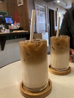 Latte - super tastyy  at iVegan Supershop Nha Trang - Healthy Plant Based Cafe in Nha Trang