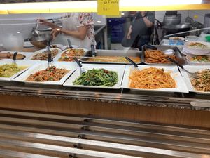 Selection of prepared dishes.
 at A Vegan in Bangkok