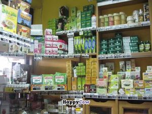 Cosmetics at Bio Market Hili in Belgrade, Serbia at Bio Market Hili in Belgrade