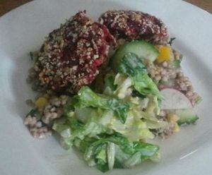 lunch menu at Vegan Bar in Bratislava