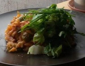 lunch menu at Vegan Bar in Bratislava