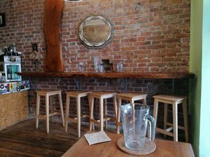 Inside at Vegan Bar in Bratislava