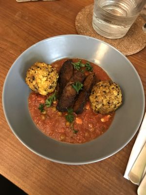 ☝🏻 at Vegan Bar in Bratislava