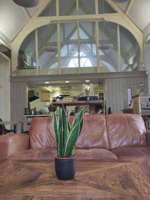 Comfy sofa! at Old School Cafe in Bury St Edmunds