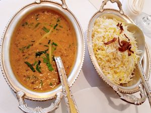 Side dishes: Dal Tarka & rice at Kama Sutra - Indisches Restaurant in Cologne