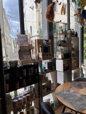 Inside seating  at Le Colibri Fait Son Nid in Saumur