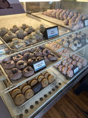 Vegan donut options  at The Loft in Manitou Springs