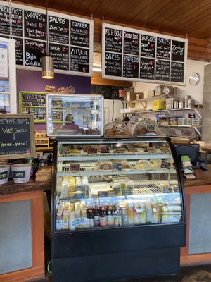 Some of the menu at Zephyr Cafe in Squamish