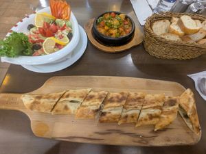 Pide with Mushrooms (Karadeniz Mantarli - specify WITHOUT cheese) at Adres Lokantası Erzurum in Erzurum