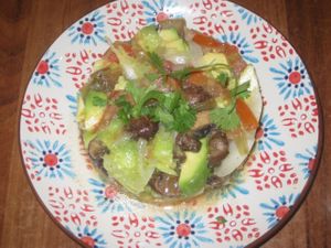 Ceviche at Tarta De Zanahoria in Valencia