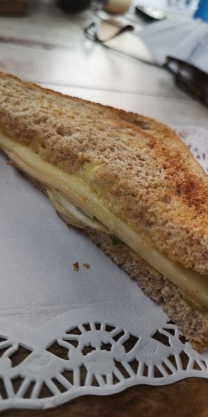 Toast at Biovegan Cafeteria Navarro in Valencia