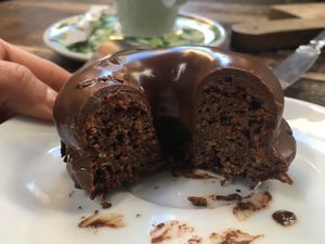 Donut vegano  at Biovegan Cafeteria Navarro in Valencia