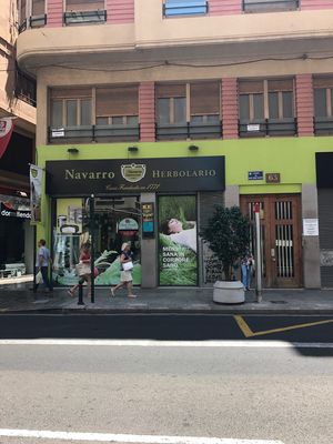 street at Biovegan Cafeteria Navarro in Valencia